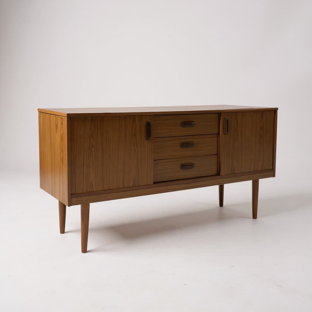 Enfilade scandinave Schreiber modèle Layth - 1970 - Miniature 3