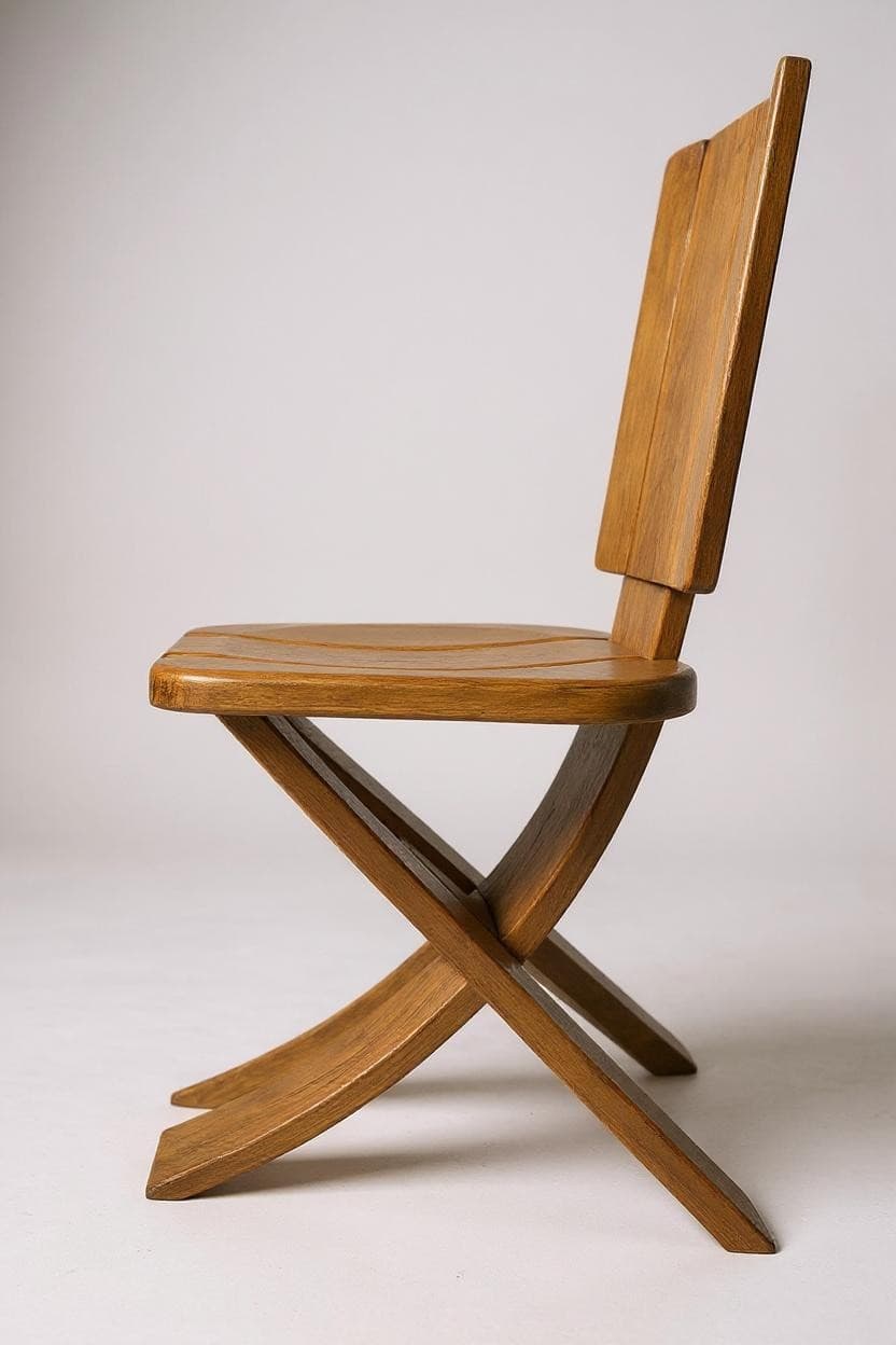 Lot de 4 chaises de la maison Seltz - 1960 - Miniature 5