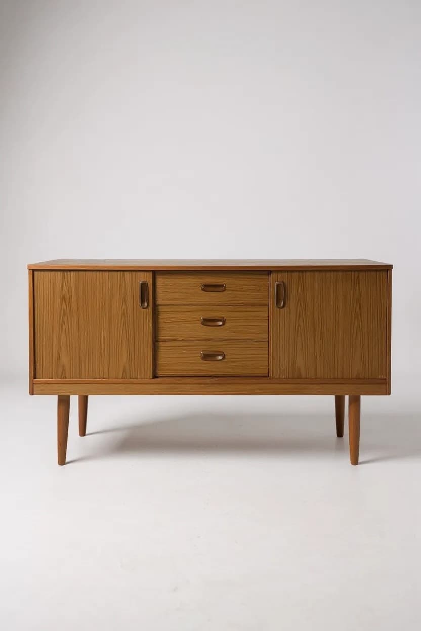 Enfilade scandinave Schreiber modèle Layth - 1970 - Miniature 1