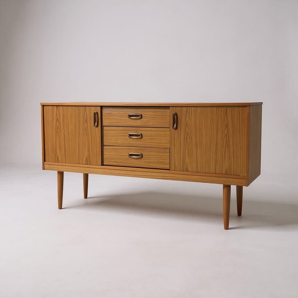 Enfilade scandinave Schreiber modèle Layth - 1970 - Miniature 2