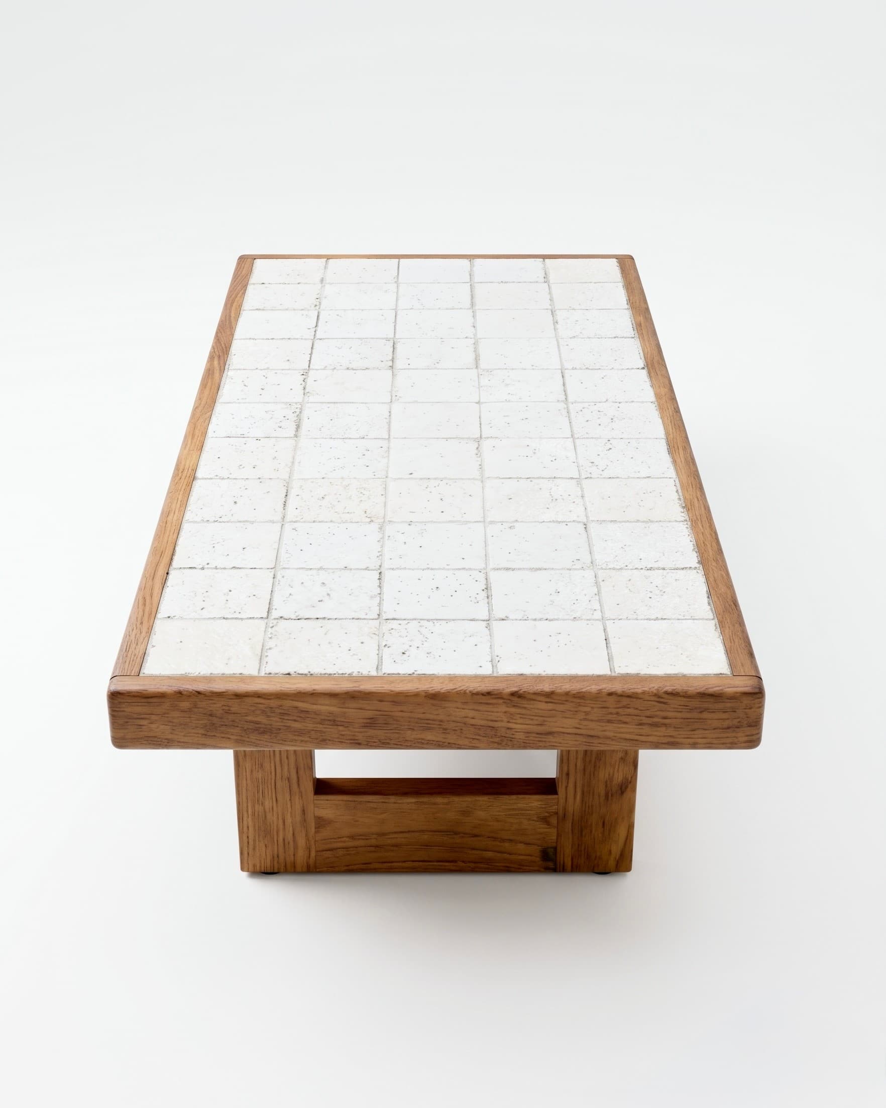 Table basse en orme Maison Regain - 1970 - Miniature 2