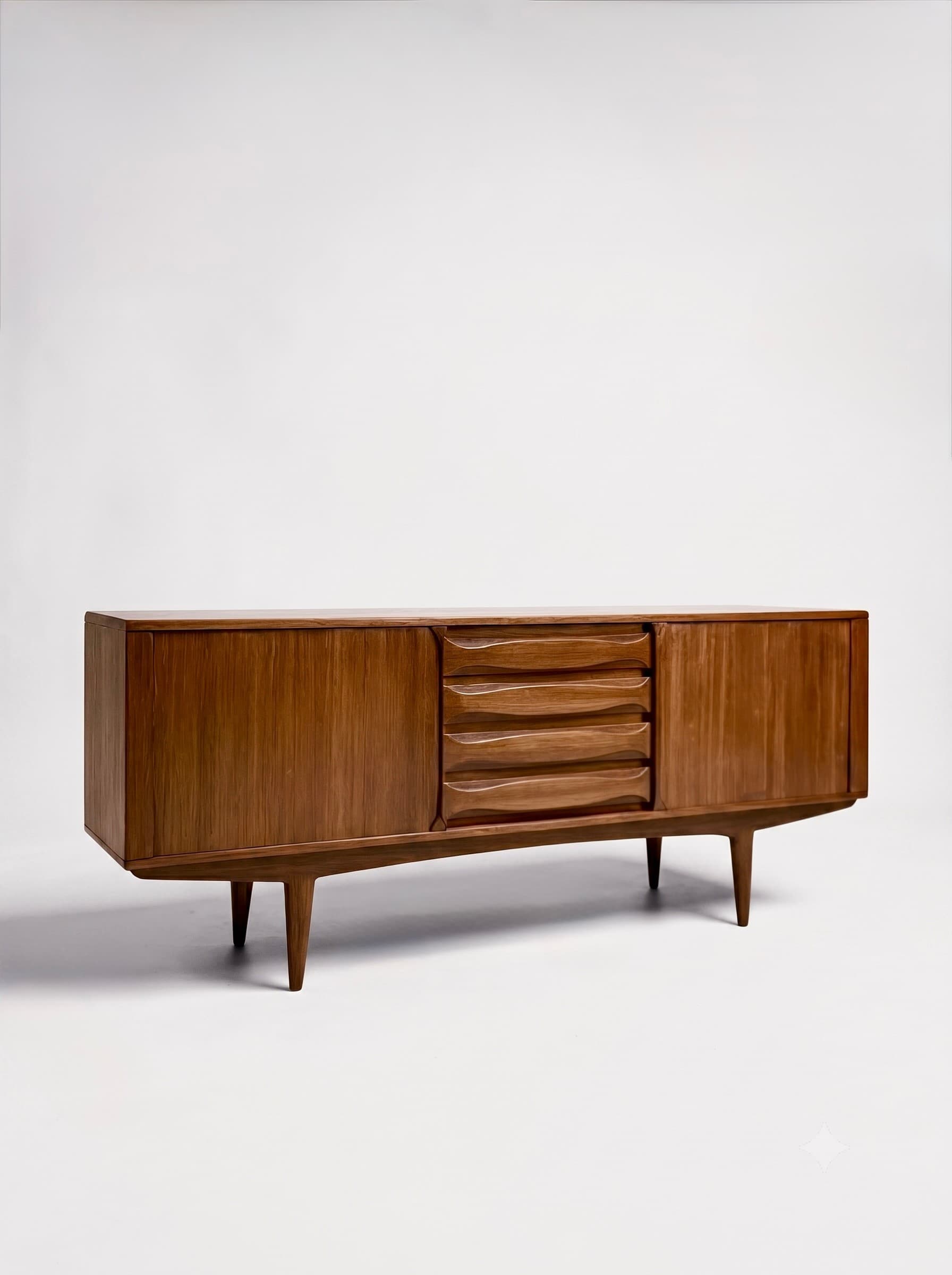 Enfilade scandinave Bernhard Pedersen & Søn - 1950 - Miniature 3