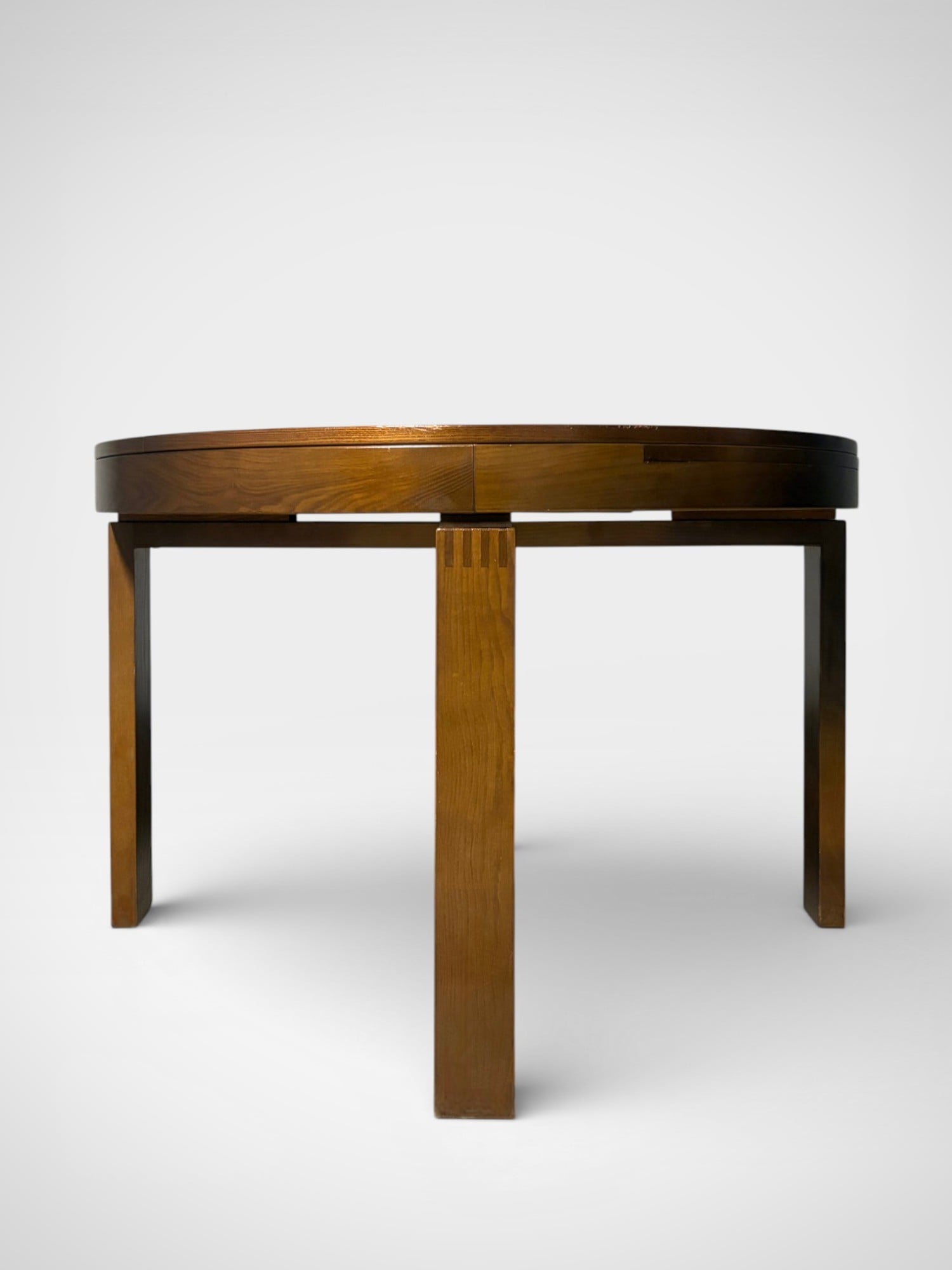 Table à manger brutaliste extensible - 1970 - 0 - vue 2