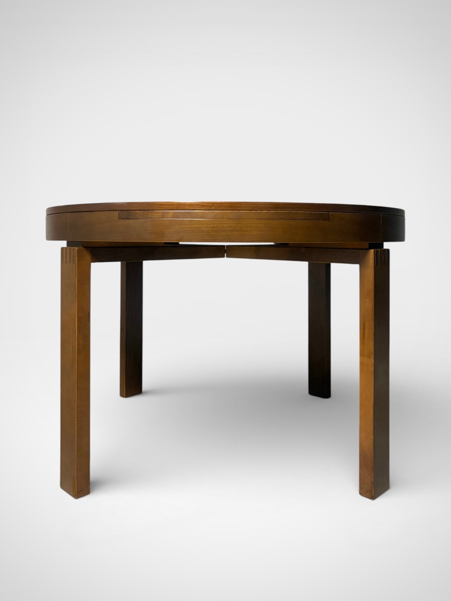 Table à manger brutaliste extensible - 1970 - 0