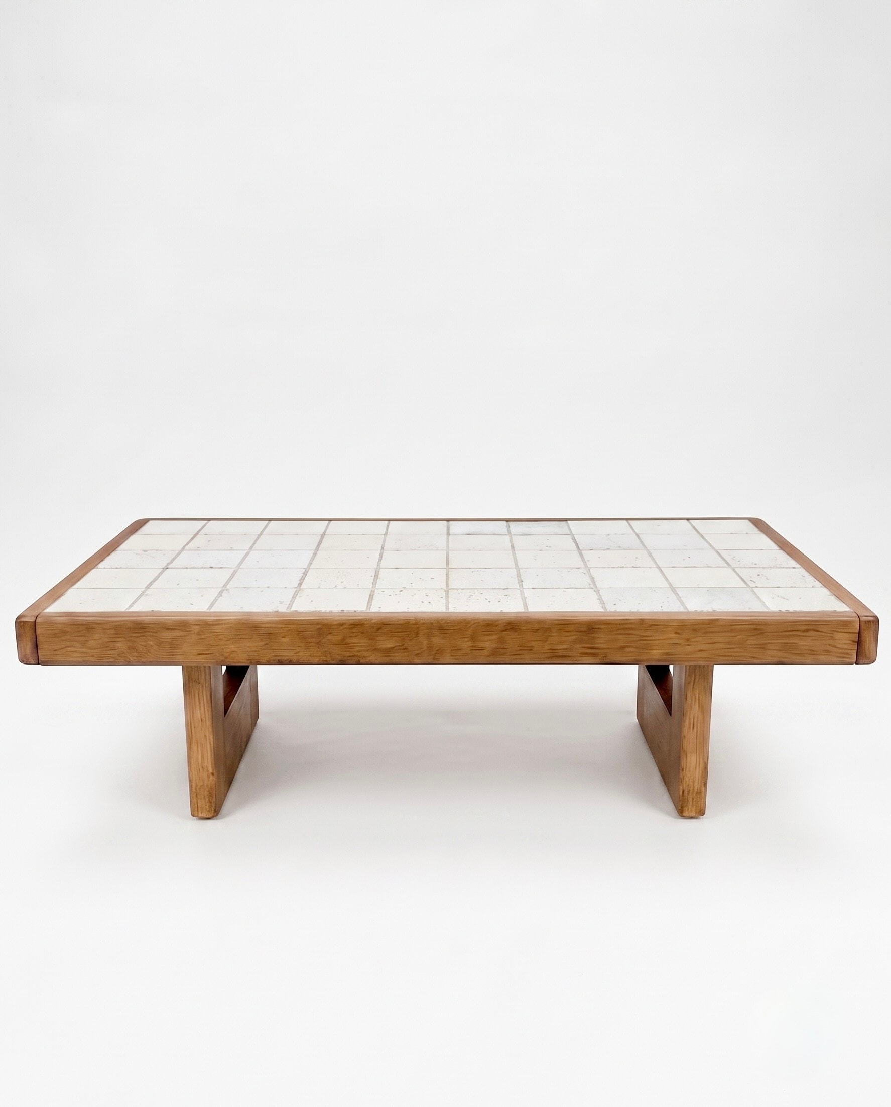 Table basse en orme Maison Regain - 1970 - 1970