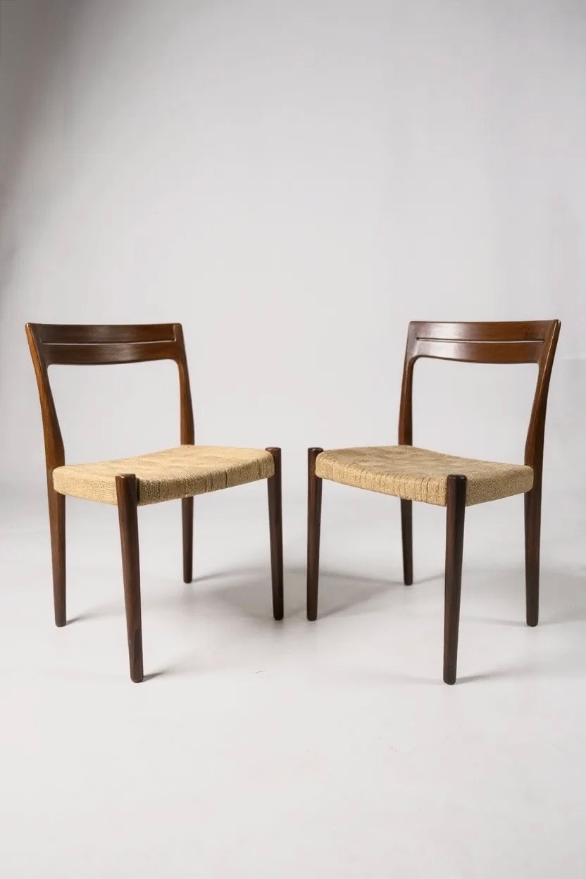 Lot de 6 chaises scandinaves Svegards Markaryd - 1960 - Photo 1