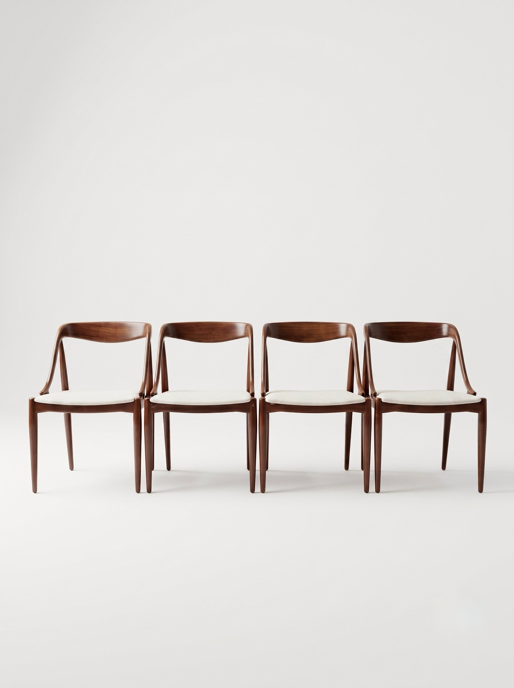 Lot de 4 chaises Johannes Andersen - Modèle 16 - 1960