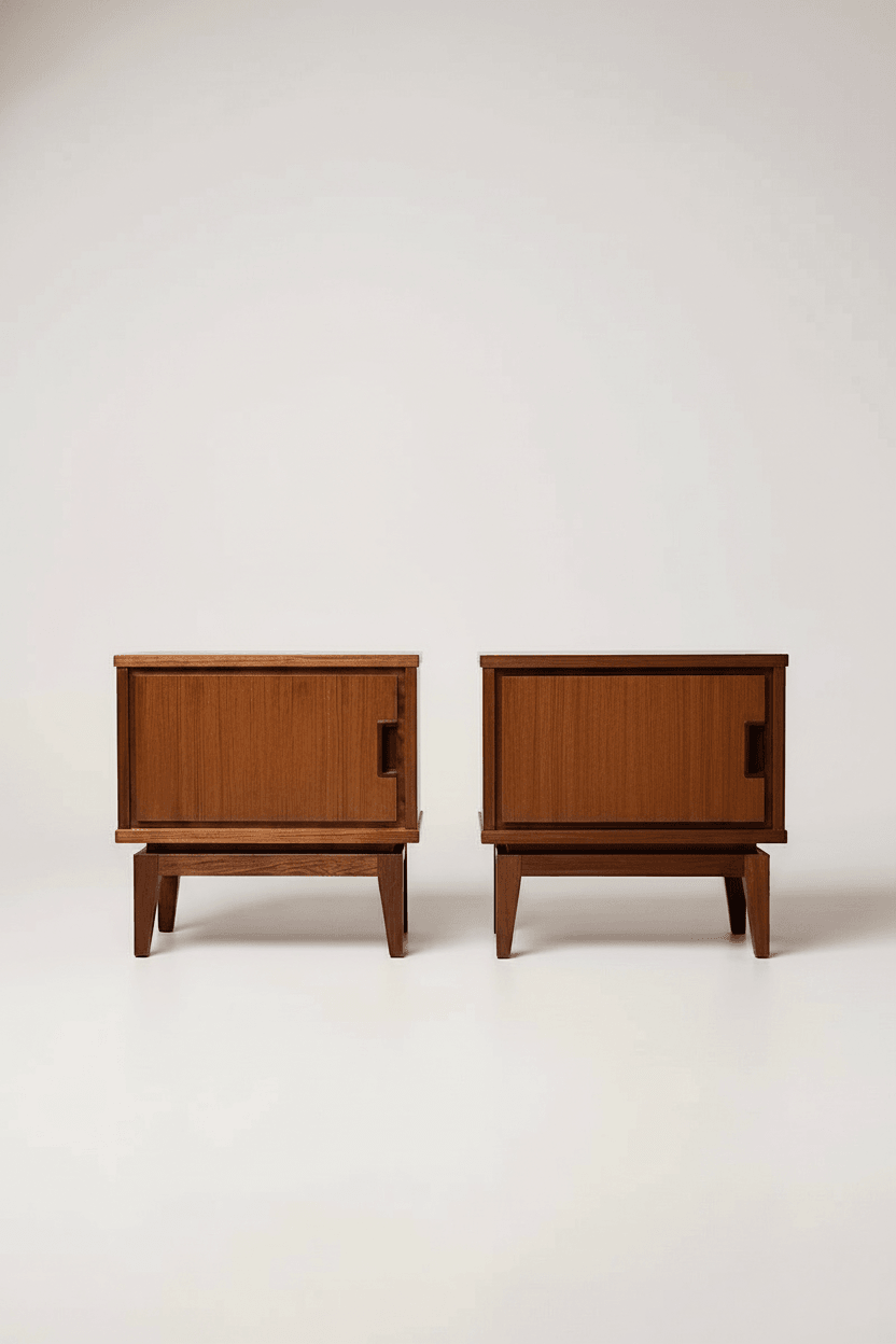 Paire de chevets scandinaves - 1970 - Photo 1